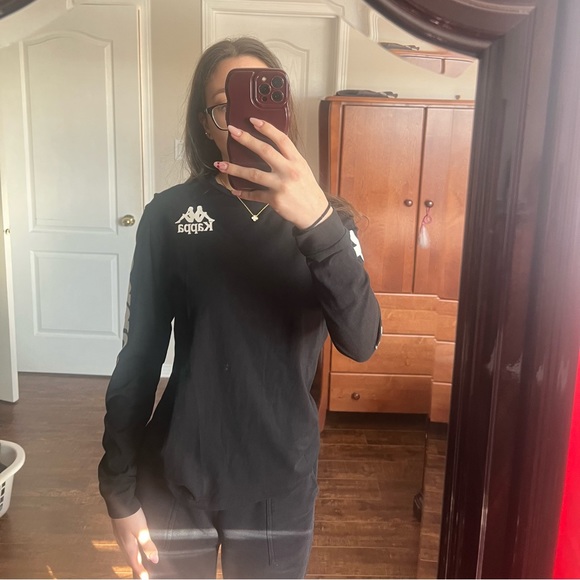 kappa black and white long sleeve - Picture 3 of 3